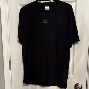 adidas Black Short-Sleeve Athletic Tee